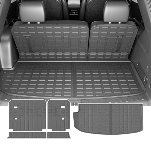 powoq Cargo Mat Compatible with 2018-2024 Chevy Traverse Trunk Liner TPE Cargo Liner Replacement for...
