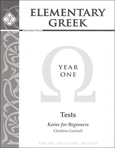 Elementary Greek: Year 1 Tests