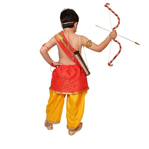 Image of Kaku Fancy Dresses Ram Costume for Kids Infant Baby Ram Dress for Boys with Accessories