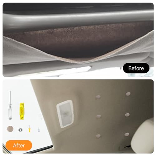 30 Paia Vite per Riparazione Tetto Auto.Pulsante