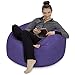 Sofa Sack Bean Bag Chair - Plush, Ultra Soft - Memory Foam Bean Bag Chair with Microsuede Cover - Stuffed Foam Filled Furniture and Accessories for Dorm Room 3 Feet - Purple