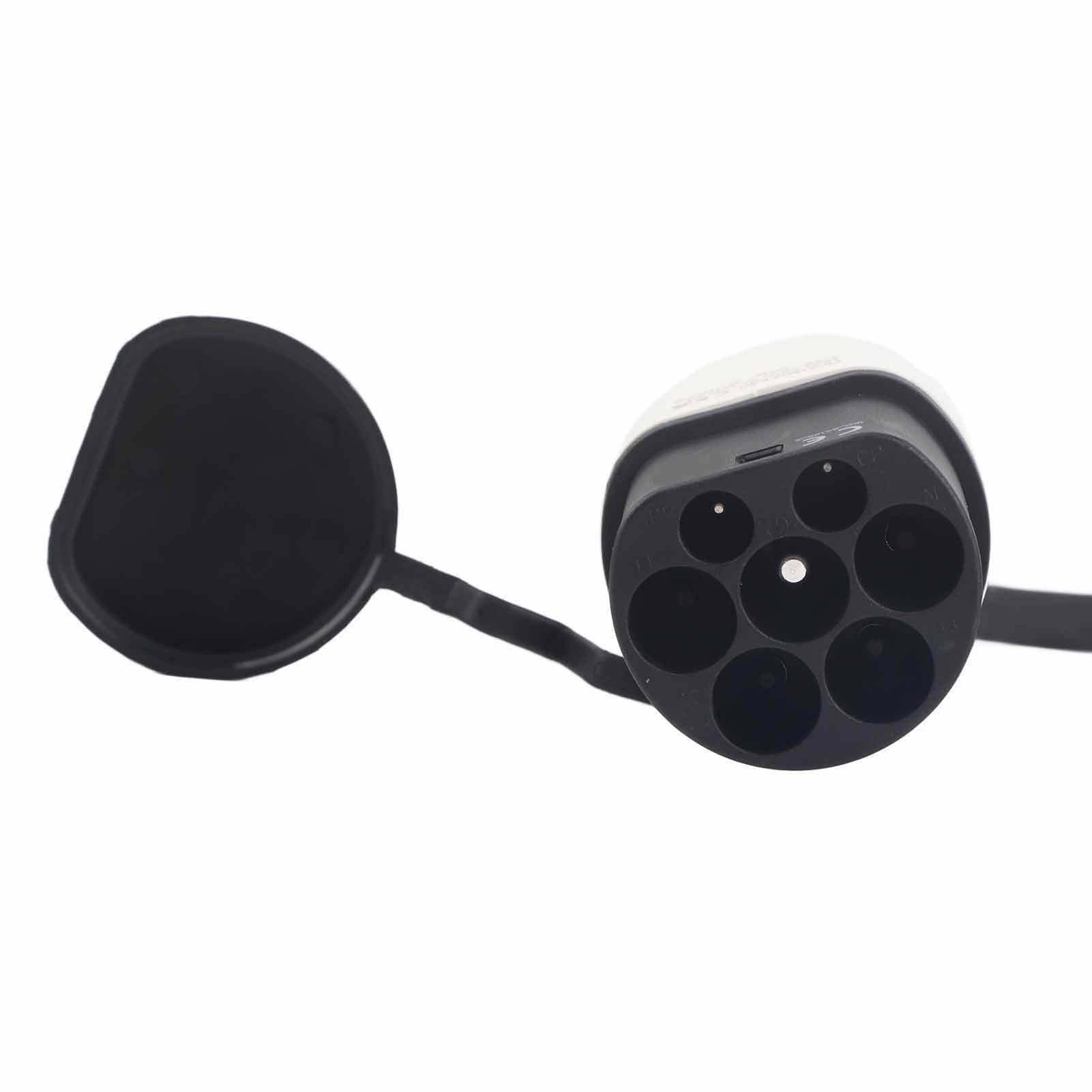 Tbest Kabel ładujący EV Typ 2 do 415 V 11 KW 5 M Wytrzymała Wodoodporna Wtyczka Samochodu Elektrycznego z Certyfikatem CE TUV UKCA dla Tesli