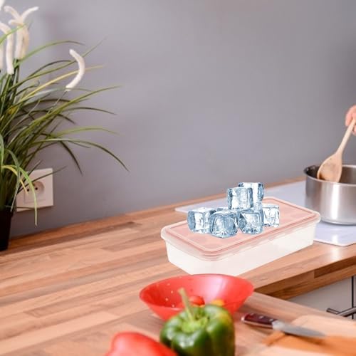 Molde cuadrado de silicona para cubitos de hielo con diseño floral miniatura 5
