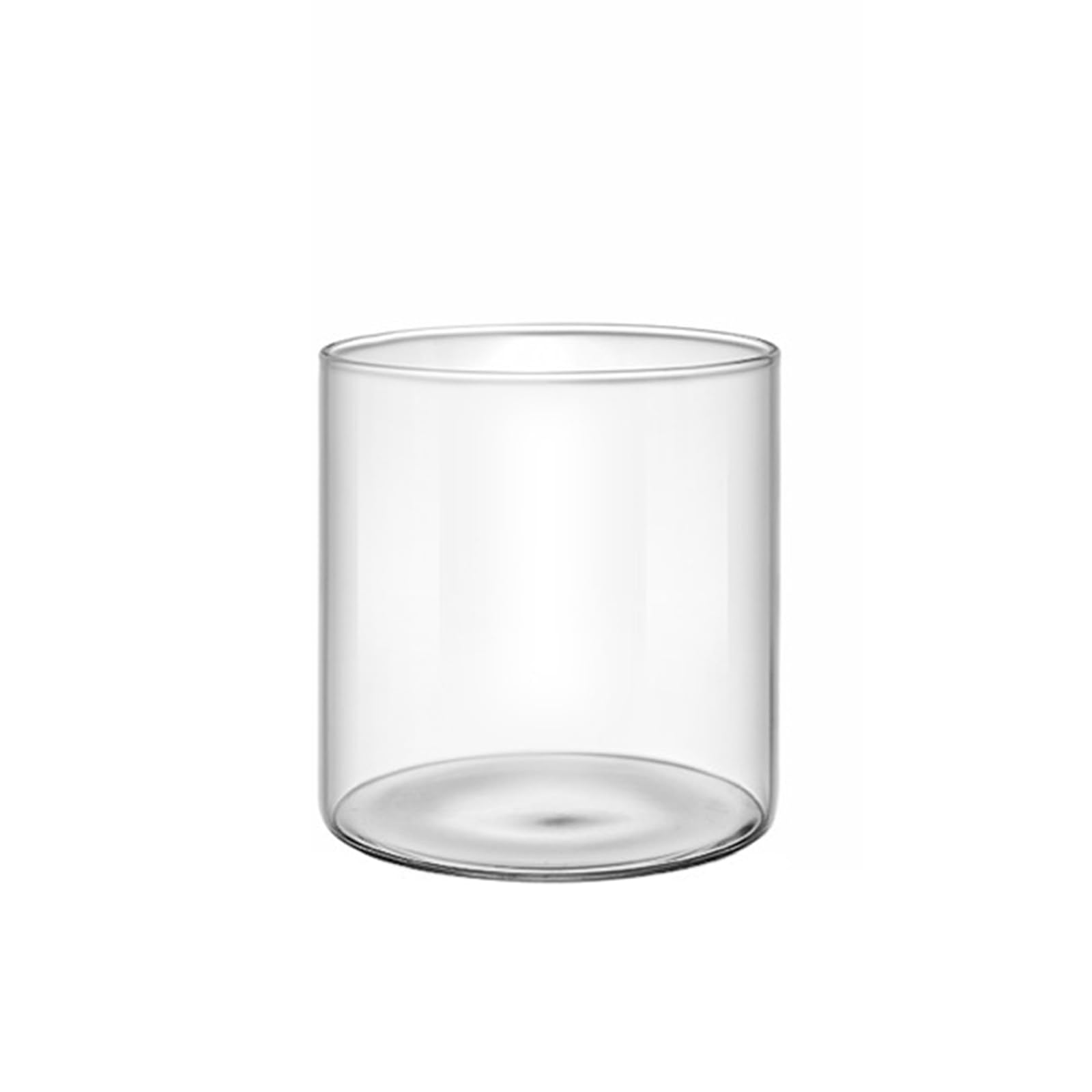 Mzran Height 10Cm Clear Glass Vase Glass Cylinder Florals Container Flower Holder Perfect For Displaying Decors Vase