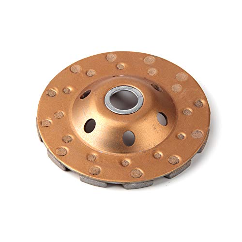 4 Inch Concrete Turbo Diamond Grinding Cup Wheel 12 Segs Heavy Duty Angle Grinder Wheels for Angle Grinder
