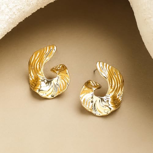 Image of Rubans Earrings Unique Design & Shapes Stylish Trendy Jewellery Gift for Women & Girls