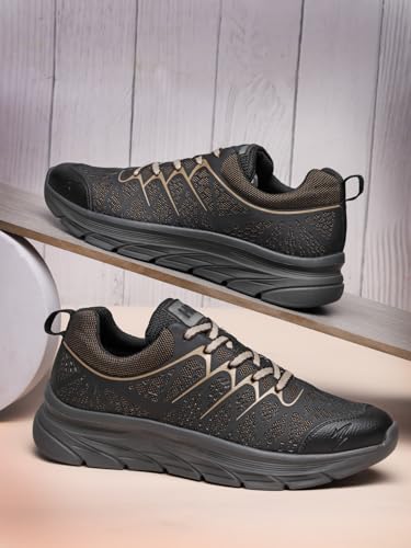 Image of HOS Mens Sports Shoes | Lightweight Running Shoes for Men | Breathable and Comfortable Footwear and Training