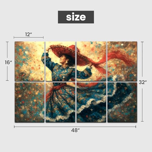 Pack de 8 Paneles Acústicos Decorativos 48"x32" Para Aislamiento Sonoro y Decoración de Pared miniatura 2