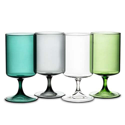 Verre tout usage stable bleu sarcelle pour éviter les chutes