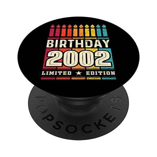 2002 Popsocket para teléfono edición limitada 2002 cumpleaños 2002 PopSockets PopGrip Intercambiable
