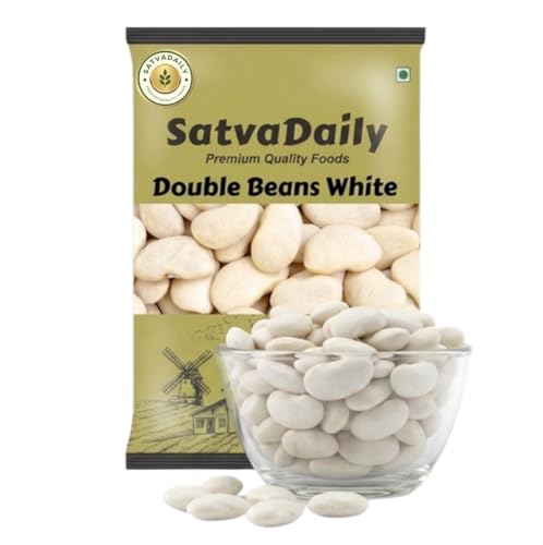 SatvaDaily White Double Beans 400g Lima Beans White Kidney Beans ...