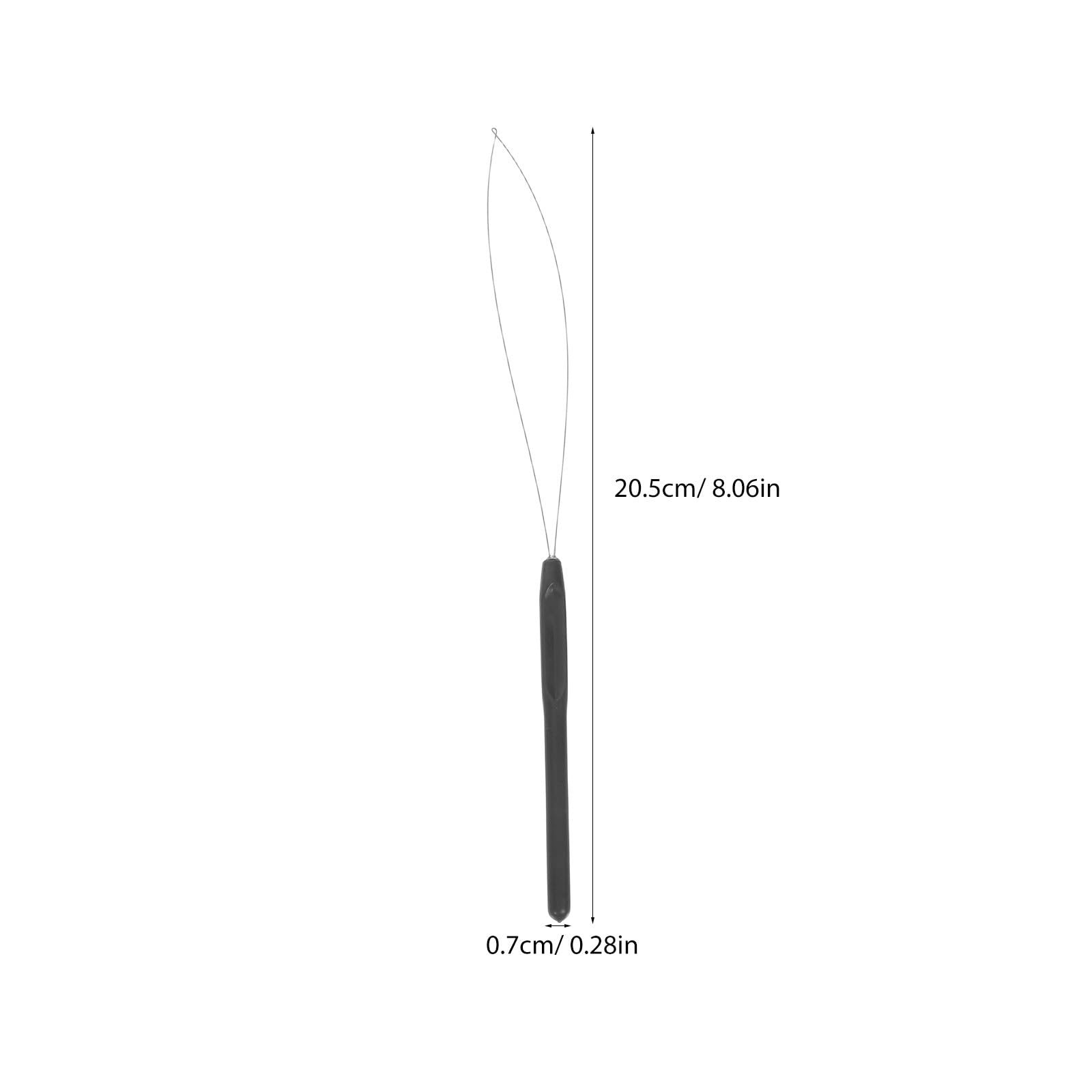 100 pezzi Ago Infilatore Gancio per Extension Capelli Strumento Robusto per Perline e Cuciture Facile da Usare e Portatile Adatto per Lavori Creativi e Styling Capelli