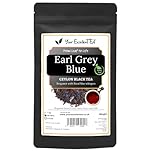 Earl Grey Blue Loose Leaf Black Tea 100g - Bergamot Ceylon Black Tea with Cornflower Petals, Floral Earl Grey Blend, Aromatic Citrus Black Infusion in Resealable Pouch | Your ExcellenTEA