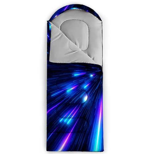 Image of QOOMO Camping Sleeping Bags,3 Season Warm & Cool Weather,Lightweight,Waterproof Sleeping Bags for Adults & Kids,Traveling,and Outdoors,Camping Gear Equipment