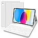 Hofsos Cover IPad A16 11/10 Generazione con Tastiera (11/10.9 Pollici, 2025/2022) - Italiano QWERTY Magnetico Rimovibile Bluetooth Tastiera, Custodia con Supporto Pencil per Ipad 11/10 Gen, Grigio