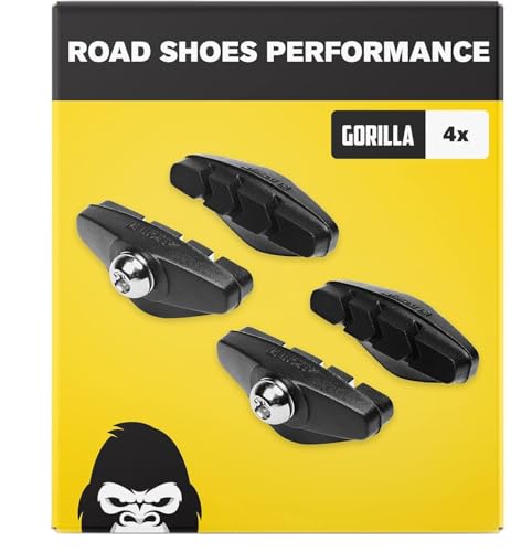 Zapatas Freno Carretera 2 Par 50mm I para Shimano, SRAM, Cane Creek, TRP etc I Alto Rendimiento I Durable & Ajuste Pastillas de Freno Bicicleta Carretera