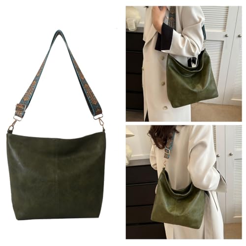 Women Shoulder Bag PU Crossbody Sling Bag Crossbody Bucket Bag3