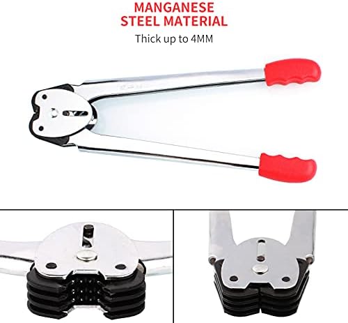 Packaging Strapping Banding Kit - Strapping Tensioner Sealer Tool, 200mtr Hand Grade PP Strapping, 100 Edge Protectors and 100 Semi-open Seals