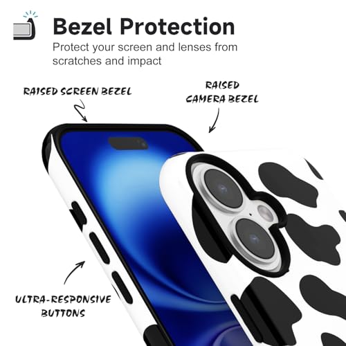 Coque vache iPhone 16 idée cadeau idéal design mignon pour filles