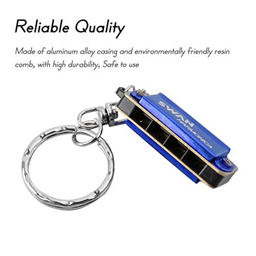 summina Porte-clés Harmonica 4 trous 8 tons Clé de Do Petit Harmonica Décoration Mini Instrument de Musique pour débutants étudiants Bleu - Les Beatles, Paul McCartney, John Lennon, RIngo Starr, George Harrison summina Porte-clés Harmonica 4 trous 8 tons Clé de Do Petit Harmonica Décoration Mini Instrument de Musique pour débutants étudiants Bleu – Image 8