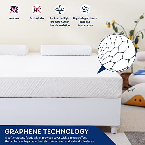 Image of Copper Gel Memory Foam Mattress, 14 Inch Twin XL Size Mattress Mattresses, CertiPUR-US Certified, Bed Mattresses, Medium Firm