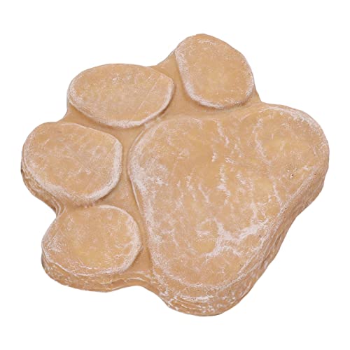 Dioche Stampa da 6 SDog Pawprint Pietra Commemorativa - Marcatore per Tomba di Cane Inciso Fai da Te - Monumento per Animali Resistente alle Intemperie per Giardino o Prato - Pietra Commemorativa