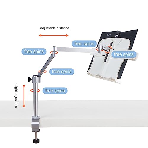Soporte para libros contra el dolor cervical con diseño ajustable de metal para escritorio 3