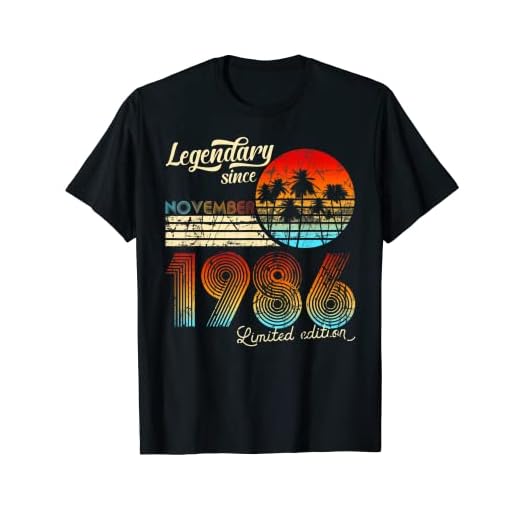 Legendario De Cumpleaños Desde Noviembre De 1986 Regalo. Camiseta
