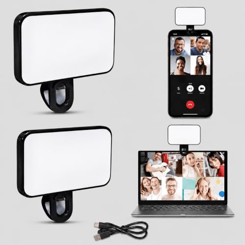 Luz de selfie para Vídeo com Presilha perfeito para Celular, Computador