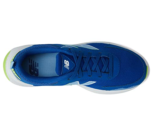 New Balance Tênis de corrida infantil DynaSoft 545 V1 com cadarço, Azul Atlântico/Verde Pixel/Azul H