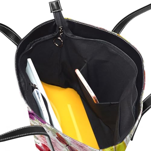 Sac à main papillon imperméable grand format et sac de travail polyvalent