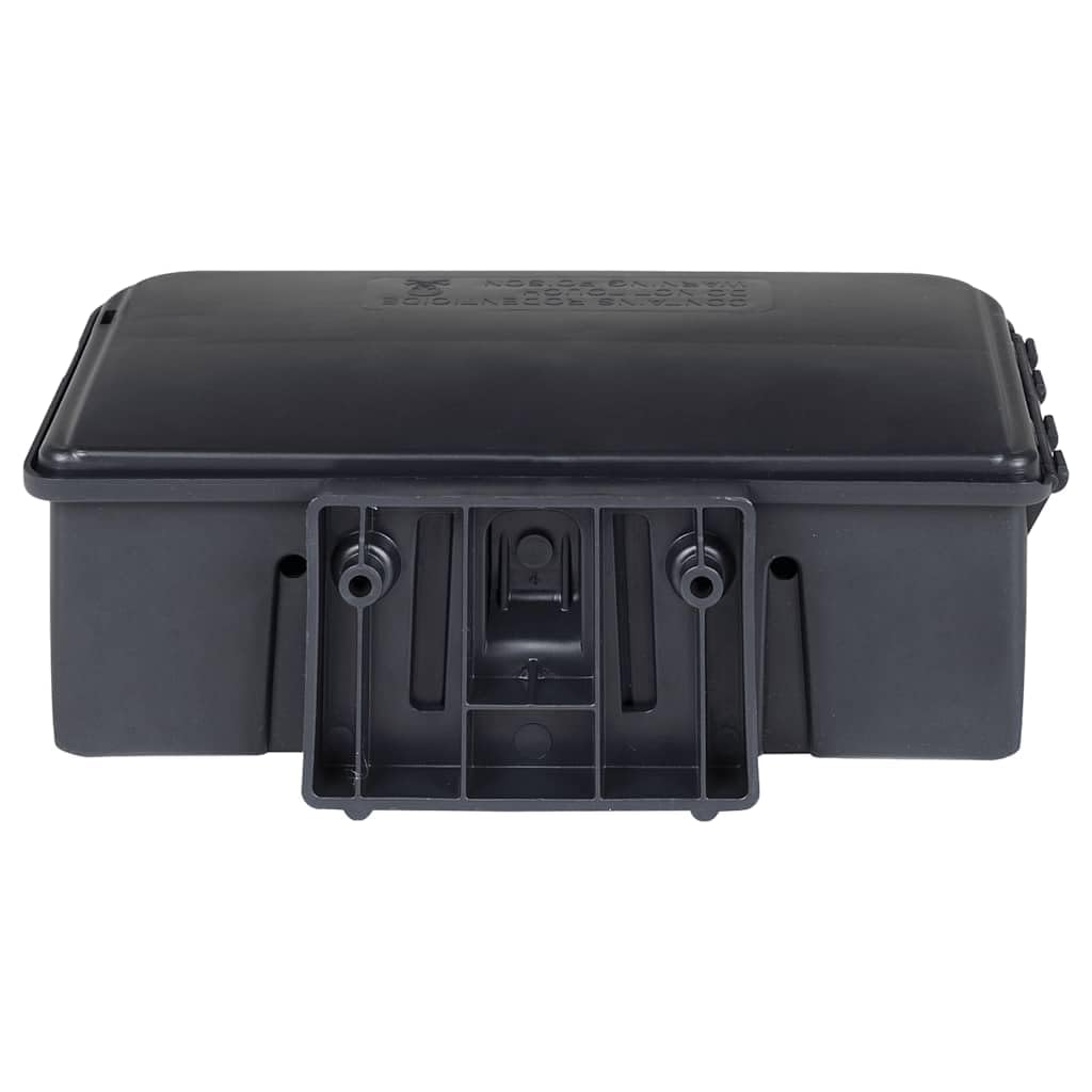 LAPOOH Trappole per Topi 12 pz Nere 22x12,5x7,5 cm -4106486