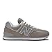 New Balance Men's 574 Core Sneaker, Grey/White, 10.5