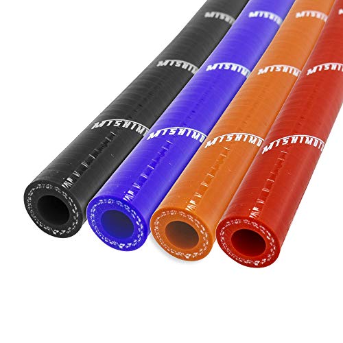 Silicone Vacuum Hose 10mm x 100cm Orange Mishimoto