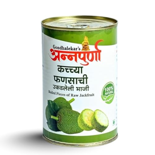 Image of Gondhalekar's Ready-to-Eat Boiled Jack Fruit Vegan & Gluten-Free 850g | Traditional Indian Delight | Rich in Fiber & Nutrients | Authentic Indian Flavor