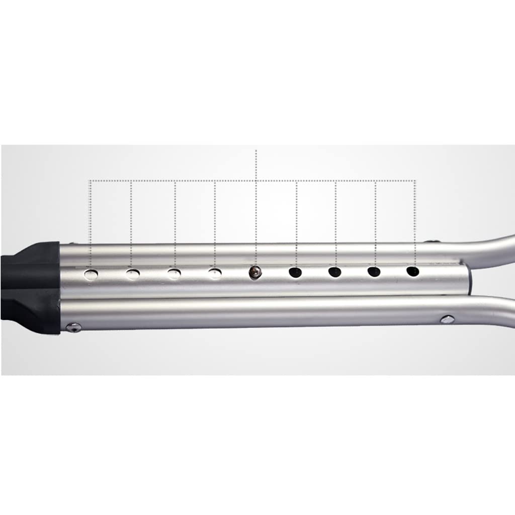 XMING Kule Kule pod pachami Kule podwójne ze stopu aluminium Antypoślizgowe Chodziki dla osób w podeszłym wieku Kule dla niepełnosprawnych Regulowane kule pojedyncze (Size : 113-134cm)