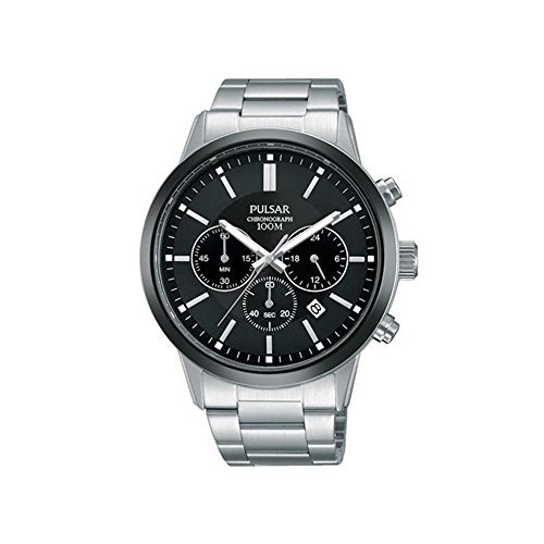Preisvergleich Produktbild PULSAR HERREN-ARMBANDUHR 40MM ARMBAND EDELSTAHL + GEHÄUSE BATTERIE PT3747X1