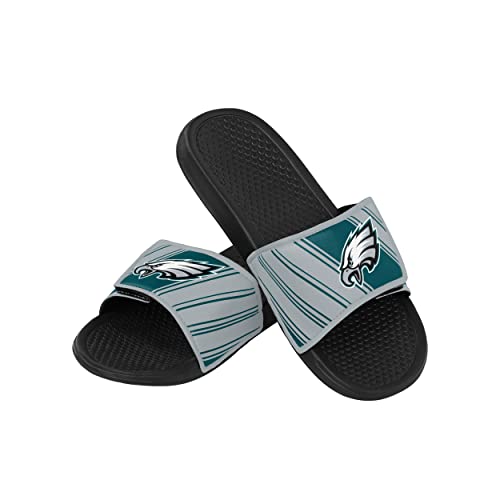 Image of FOCO mens NFL Team Logo Legacy Sport Slide Sandals