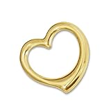 herz anhänger gold 333 Herzanhänger: sehr beliebtes Herz-Design, innen offen, beidseitig plastisch gewölbte Form