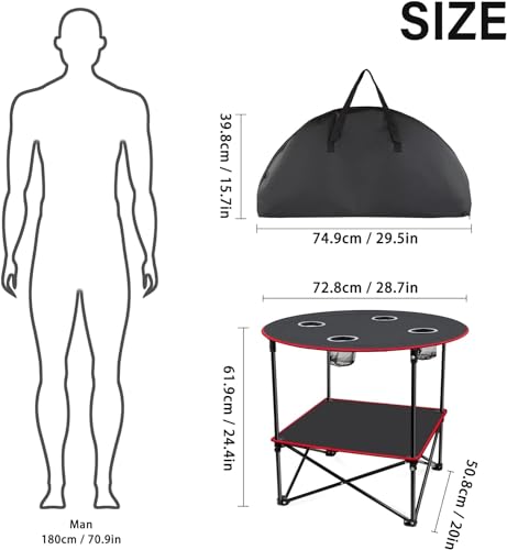 La Mejor Selección de Mesa picnic plegable Top diez. 9 Imagen adicional