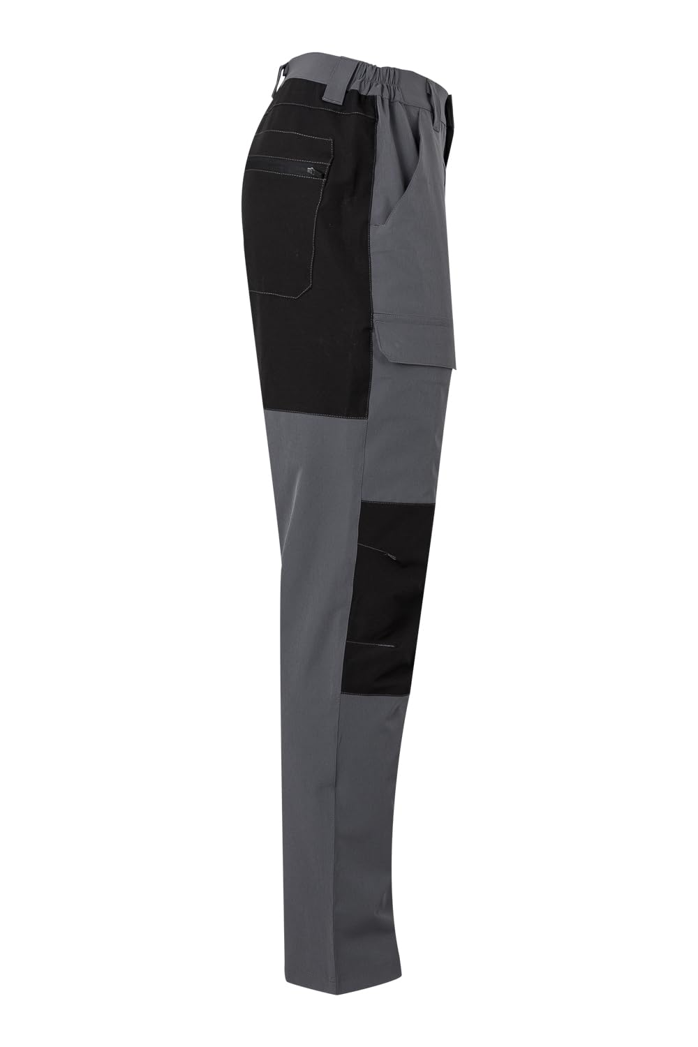 Velilla pantalón Trekking Multibolsillos; Color Gris y Negro