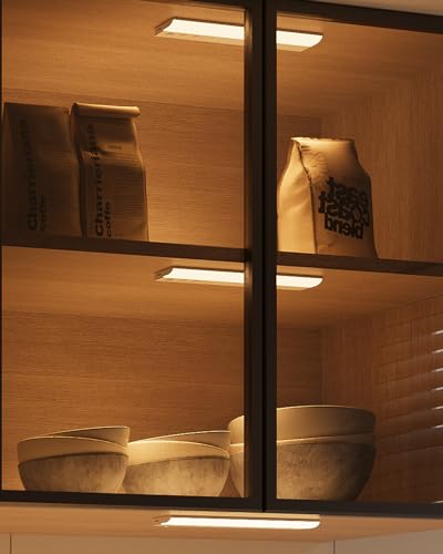 Luz Armario Sensor Movimiento Recargable USB, 3 Piezas Barra de Luz LED Pilas con Mando a Distancia Regleta LED Bajo Mueble Cocina Sin Cable Lamparas Escaleras con Tira Magnética Iluminacion Nocturna