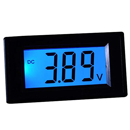 Digital AC/DC Powered 2 Wire LCD Panel Volt Meter Voltmeter YB5135D Frequency Counter