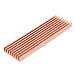 dedepeng Dissipateur thermique en cuivre pur - Colle conductrice thermique pour ventilateur M.2 2280 - Refroidisseur de liquide - Petit refroidisseur d'eau pour CPU