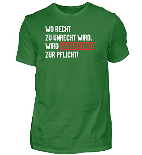 T-shirt homme Wo Drot zu Inrecht Wird pour exprimer vos valeurs avec fierté
