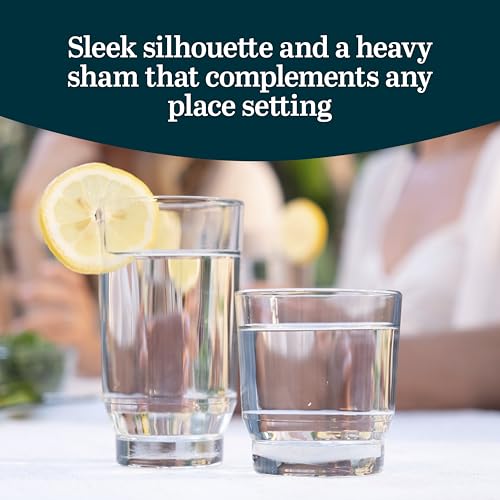 Set Libbey Merida de vasos de cristal transparente con acabado elegante 5