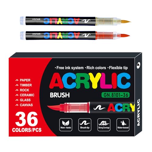Marqueur de peinture acrylique pour papier et toile idéal pour le dessin