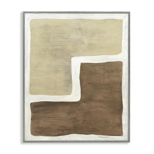 Boho Geometric Shapes Abstract, 11 x 14 Inch Framed Giclée Print