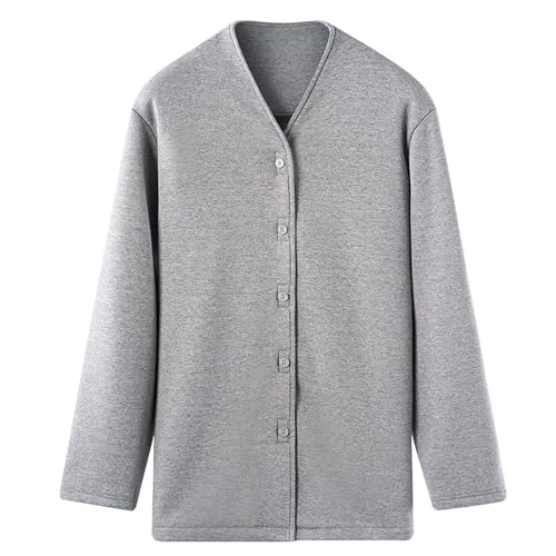 TXULYDD Winter Warm Post Shoulder Surgery Tops for Men, Recovery