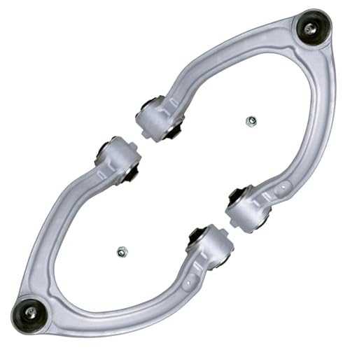 Image of Detroit Axle - 10pc Front End Control Arms Kit for Mercedes-Benz CL500 CL600 S430 S600, CL55 CL65 S55 S65 AMG, 4 Upper Lower Control Arms with Ball Joints 4 Outer Inner Tie Rods 2 Boots Replacement